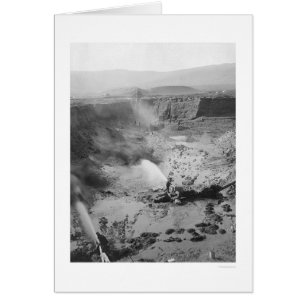 Cartão Alaska de mineração Dourado hidráulico 1912