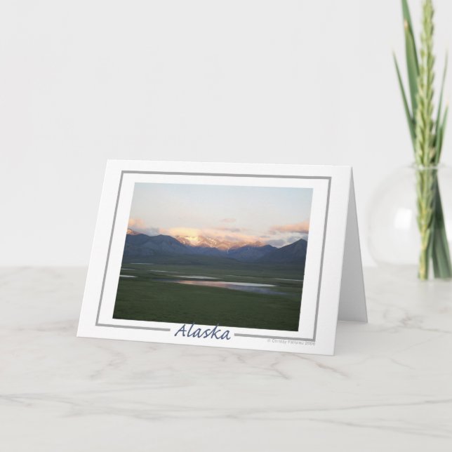 Cartão Alaska do norte (Frente)