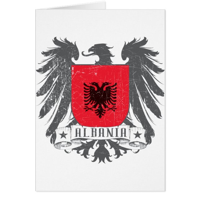Cartão albaniashield (Frente)