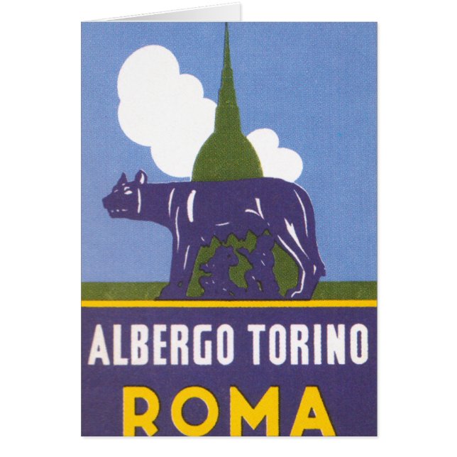 Cartão Albergo Torino (Frente)