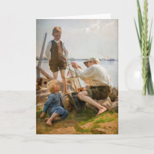 Cartão Albert Edelsense - Construtores de navios