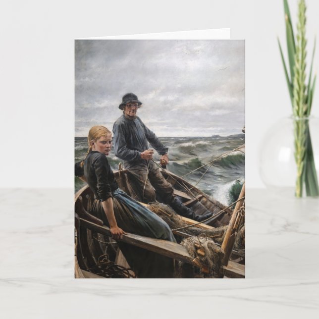 Cartão Albert Edelsense - No Mar (Frente)