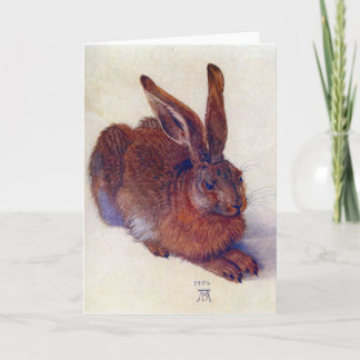 Cartão Albrecht Durer - GC da lebre do campo