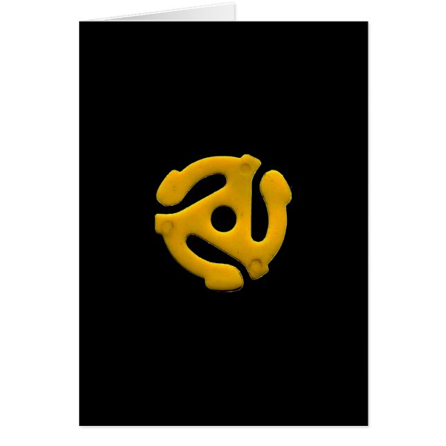 Cartão Álbum gravado de vinil 45 (Frente)