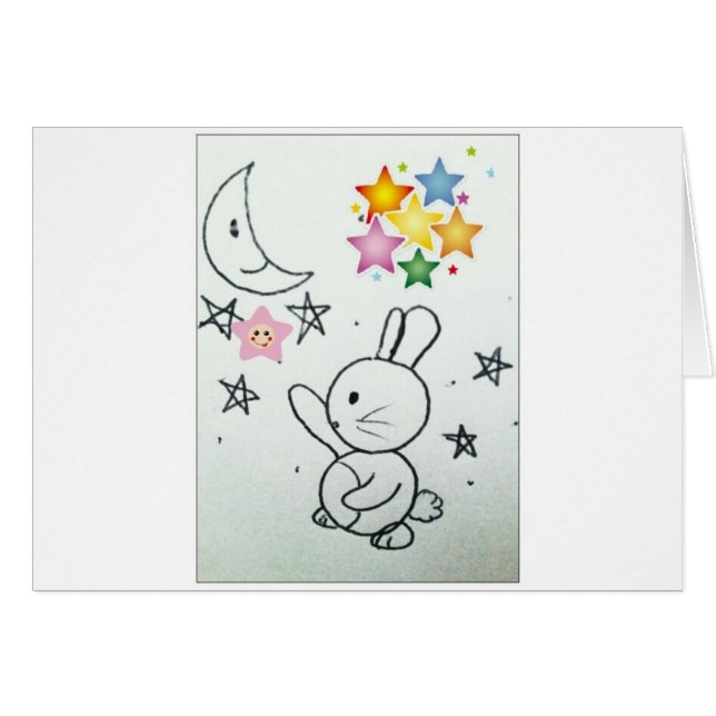 Cartão Alcance para as estrelas (Frente Horizontal)