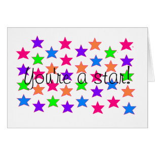 Cartão alcance para as estrelas!