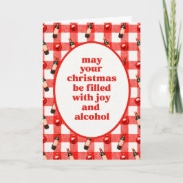 Cartão Álcool de Natal
