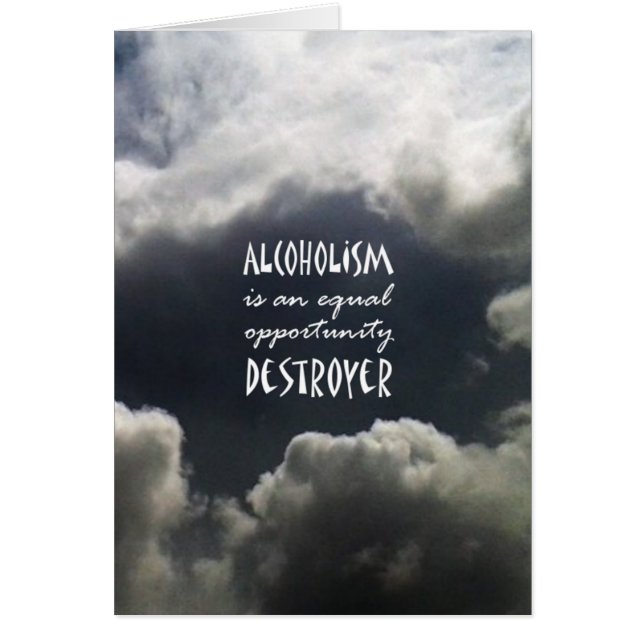Cartão Alcoolismo (Frente)