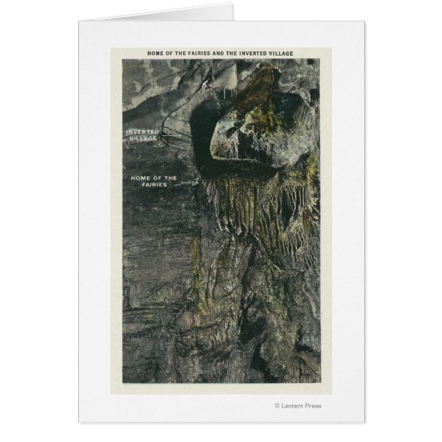 Cartão Aldeia Invertida e Casa da Visão das Fadas (Frente)