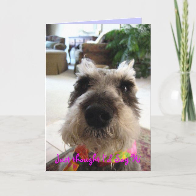 Cartão aleatório do olá! (Frente)