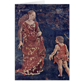 Cartão Alegoria da fertilidade por Francesco del Cossa