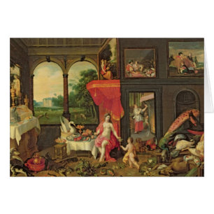 Cartão Alegoria do gosto