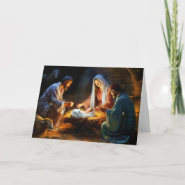 Cartão Alegra-te no Milagre do Natal