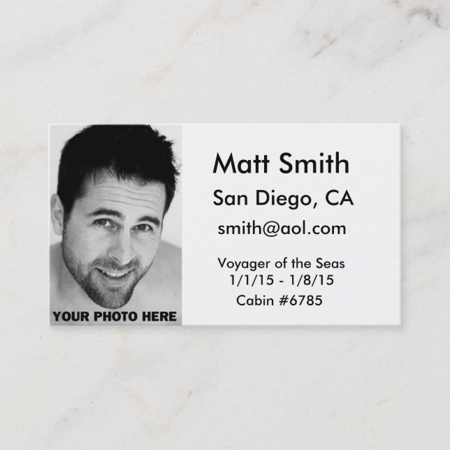 Cartão alegre do cruzeiro (Frente)