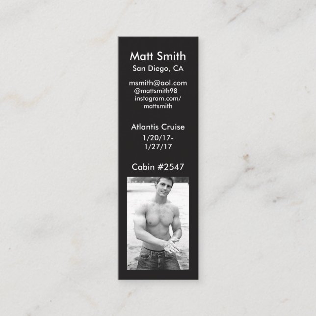 Cartão alegre do cruzeiro (Frente)