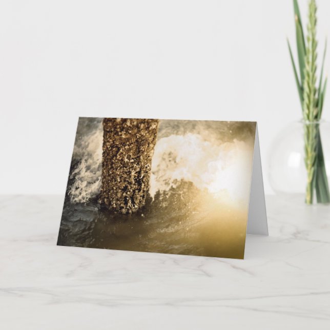 Cartão Alegria! A grande tempestade acaba-se! (Frente)