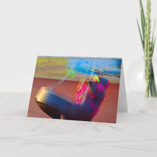 Cartão Alegria pura! (Frente)