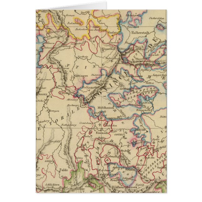 Cartão Alemanha Central (Frente)