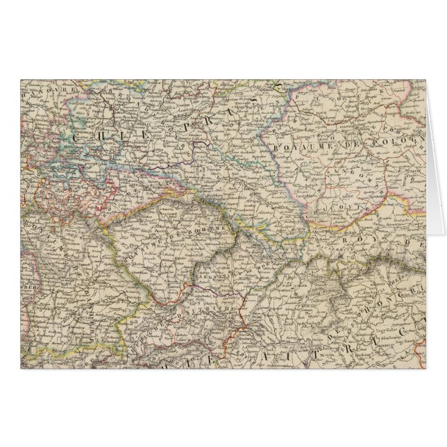 Cartão Alemanha, Europa Central (Frente Horizontal)