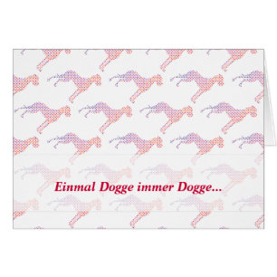 Cartão Alemão: Dogge