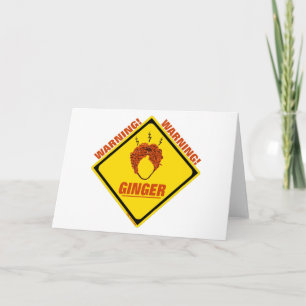 Cartão Alerta Ginger!