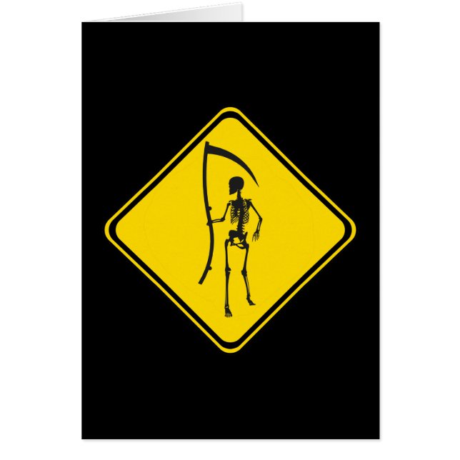 Cartão Alerta: Grim Reaper Xing! (Frente)