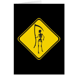 Cartão Alerta: Morte Cruzando!