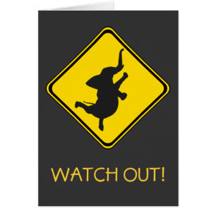 Cartão Alerta: Xing Elefante Dançante!