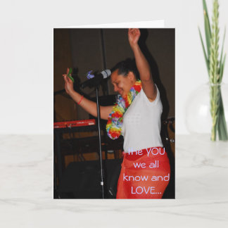 Cartão Alexandra a cantora que nós conhecemos e AMAMOS…