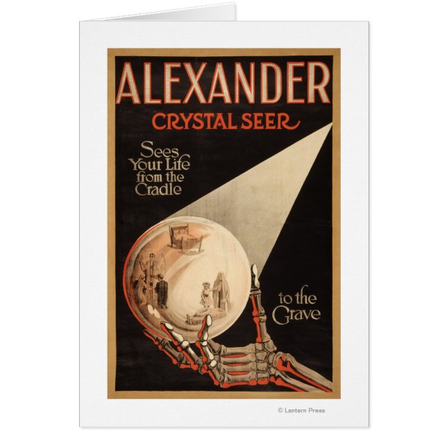 Cartão Alexandre, Crystal "Cradle to the Grave" Magia (Frente)