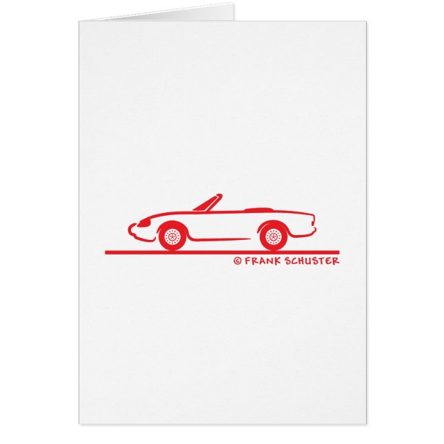 Cartão Alfa Romeo Spider Duetto (Frente)