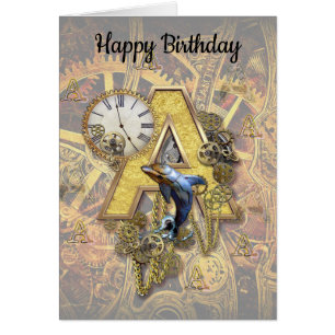 Cartão Alfabeto, Monograma A