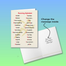 alfabeto temático de esportes de corredor