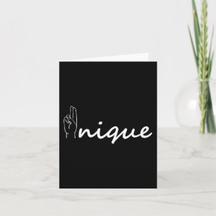 Cartão Alfabeto Único ASL Alfabeto Americano Sing Languag