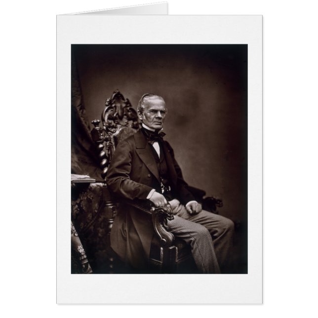 Cartão Alfred Auguste Cuvillier-Fleury (1802-87), de "G (Frente)