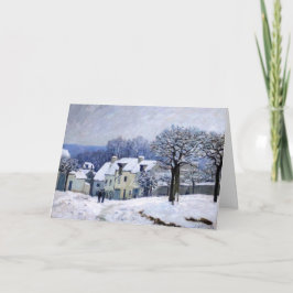 Cartão Alfred Sisley - Coloque Chenil em Marly, Efeito da