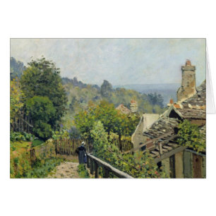 Cartão Alfred Sisley Louveciennes, The Heights at Marly