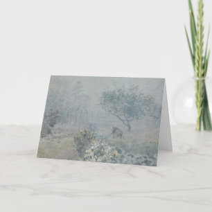 Cartão Alfred Sisley - Nevoeiro, Voisins