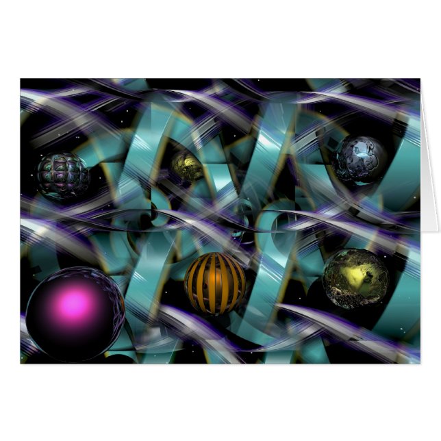 Cartão Algo realmente artística (Frente Horizontal)