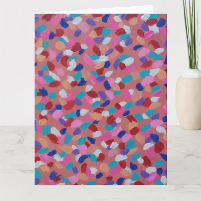 Cartão Algodão Cor-Rosa (Frente)