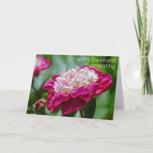 Cartão Algodão Rosa, Peony Garden, Flor Mais Profundo Sim