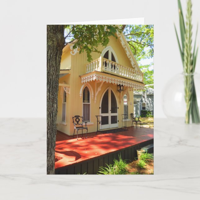 Cartão Algodão Vitoriano em Sol - Vineyard de Martha (Frente)