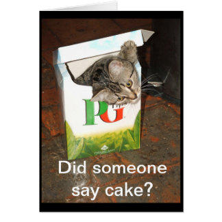 Cartão Alguém disse endurece?