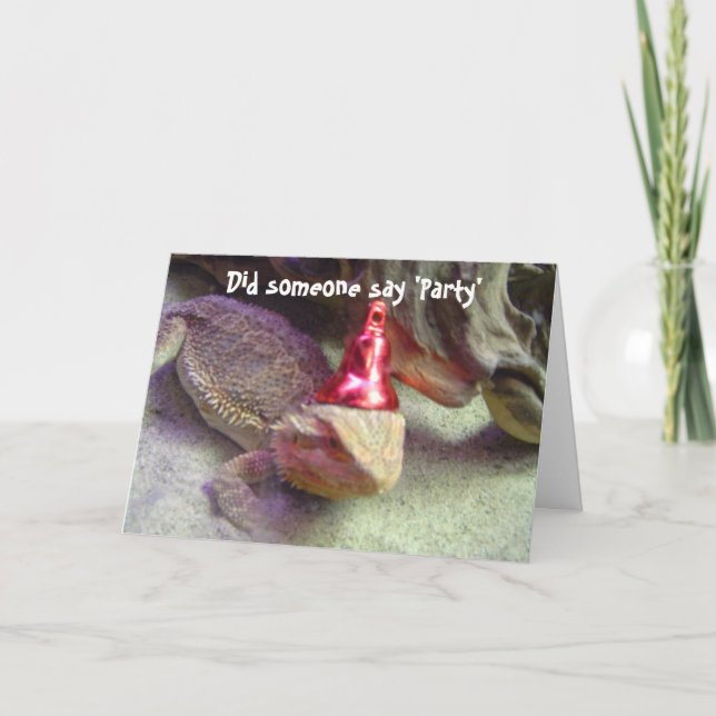 Cartão Alguém disse Festa (Frente)