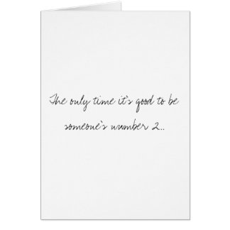 Cartão Alguém número 2