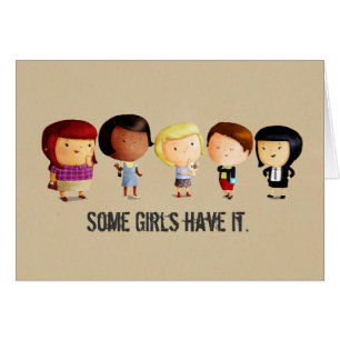 Cartão Algumas Meninas da Subcultura