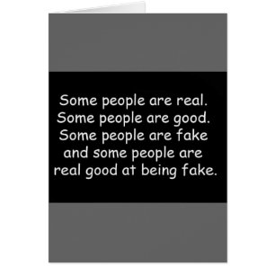 Cartão Algumas pessoas são bons insultos falsos, truismos