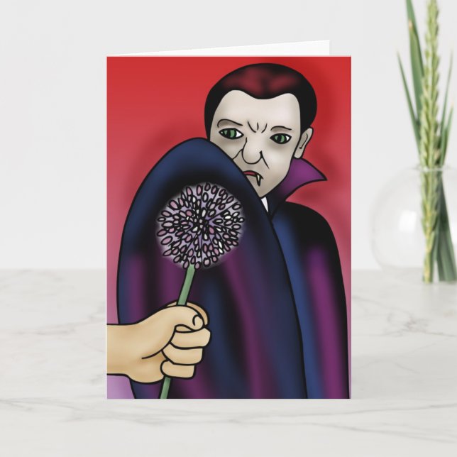 Cartão Alhos da mordida do vampiro (Frente)