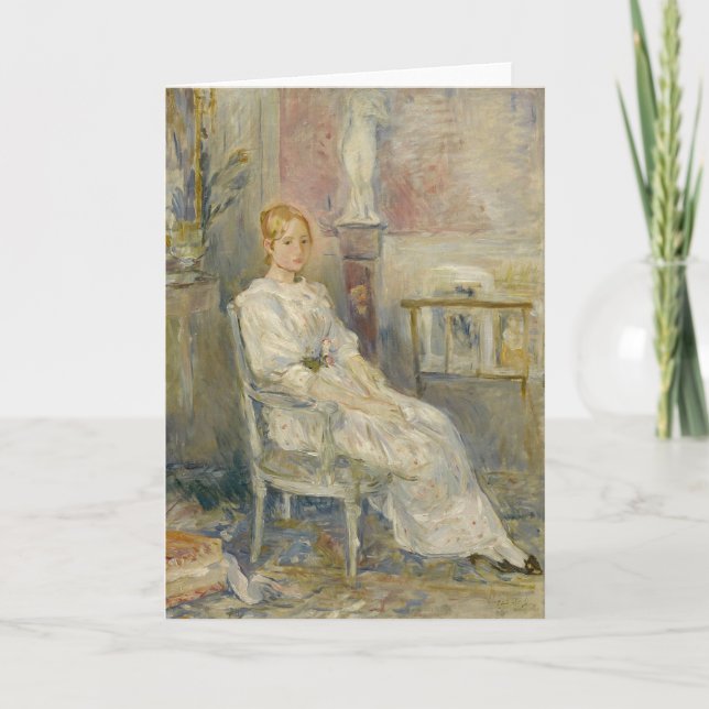 Cartão Alice Gamby Dans le Salon | Berthe Morisot (Frente)