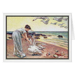 Cartão Alice Havers - as cisnes brancas